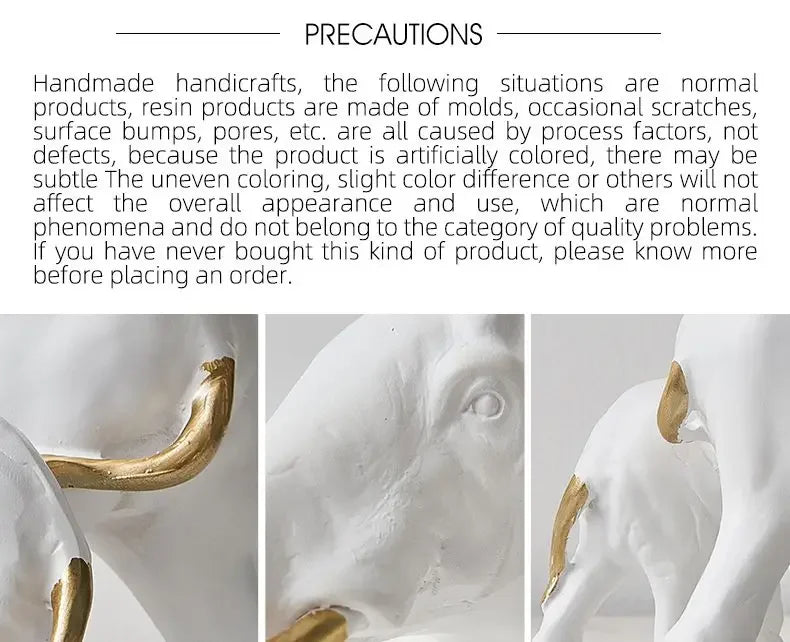 Modern Resin Elephant Statue Pair — Decorative Animal Figurine Sculpture for Living Room & Shelf