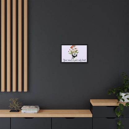 Botanical & Classical Framed Canvas Wall Art — Personalized Inspirational Print