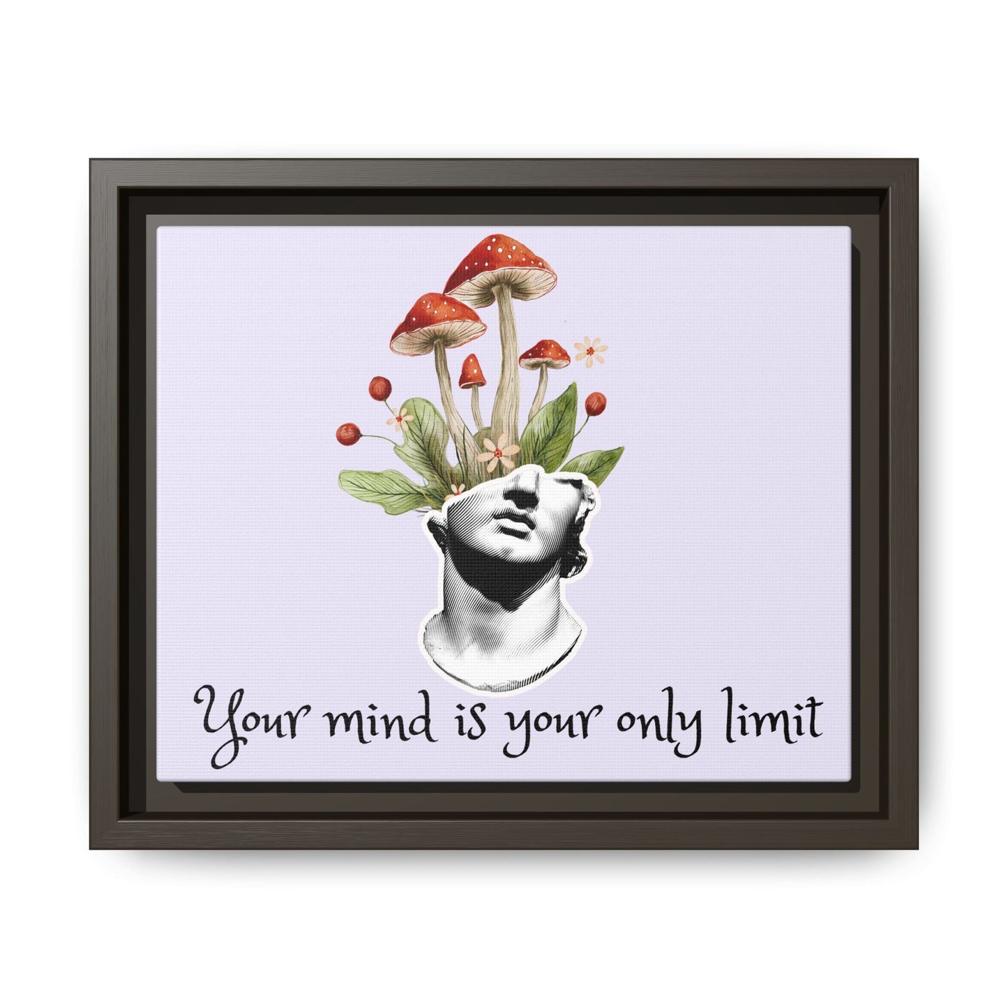 Botanical & Classical Framed Canvas Wall Art — Personalized Inspirational Print