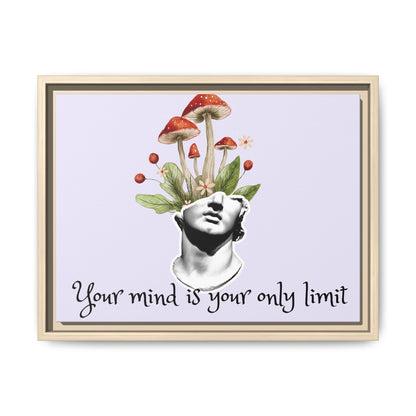 Botanical & Classical Framed Canvas Wall Art — Personalized Inspirational Print