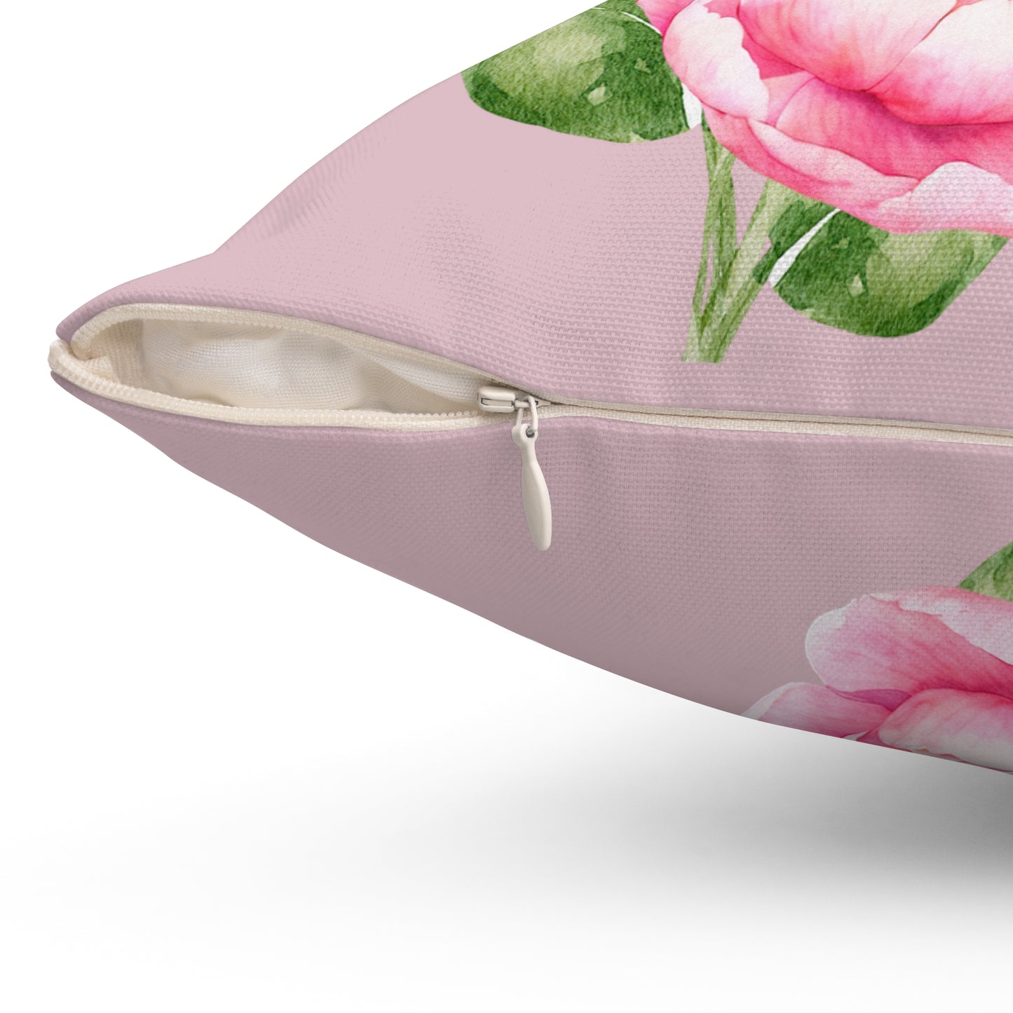 Personalize it! Watercolor Hummingbird Floral Throw Pillow