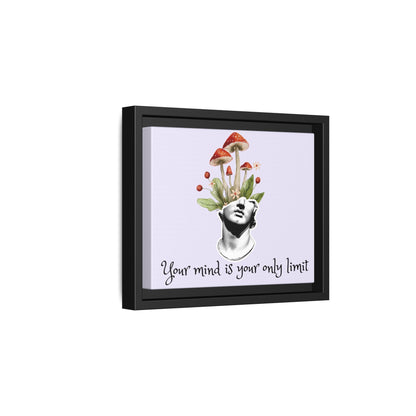 Botanical & Classical Framed Canvas Wall Art — Personalized Inspirational Print
