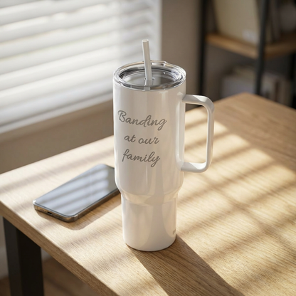 Engraved 40oz Insulated Tumbler — "Bad Days Are Not Failures" Personalized Travel Mug