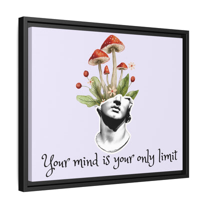 Botanical & Classical Framed Canvas Wall Art — Personalized Inspirational Print