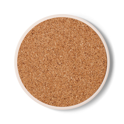 Personalize it! Cedar & Stone Monogram Ceramic Coaster