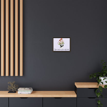 Botanical & Classical Framed Canvas Wall Art — Personalized Inspirational Print