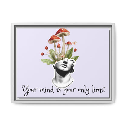 Botanical & Classical Framed Canvas Wall Art — Personalized Inspirational Print
