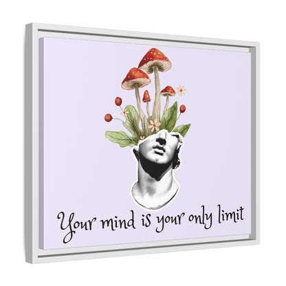 Botanical & Classical Framed Canvas Wall Art — Personalized Inspirational Print