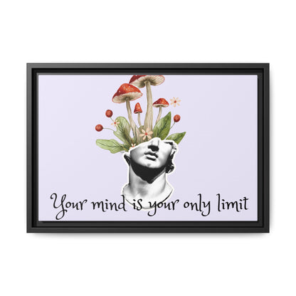 Botanical & Classical Framed Canvas Wall Art — Personalized Inspirational Print