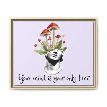 Botanical & Classical Framed Canvas Wall Art — Personalized Inspirational Print