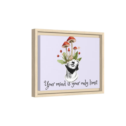 Botanical & Classical Framed Canvas Wall Art — Personalized Inspirational Print