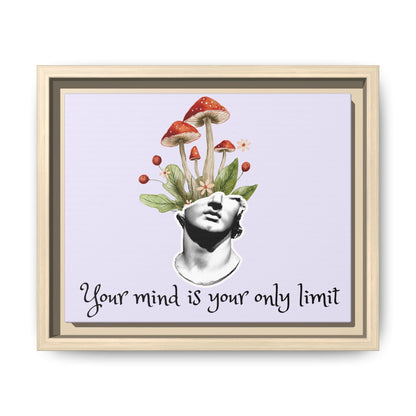 Botanical & Classical Framed Canvas Wall Art — Personalized Inspirational Print