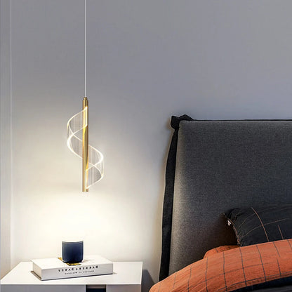 Modern LED Pendant Chandelier — Dimmable 3-Color Ring Ceiling Light for Living Room & Bedroom