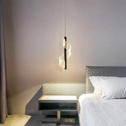 Modern LED Pendant Chandelier — Dimmable 3-Color Ring Ceiling Light for Living Room & Bedroom