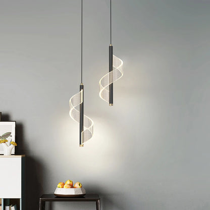 Modern LED Pendant Chandelier — Dimmable 3-Color Ring Ceiling Light for Living Room & Bedroom