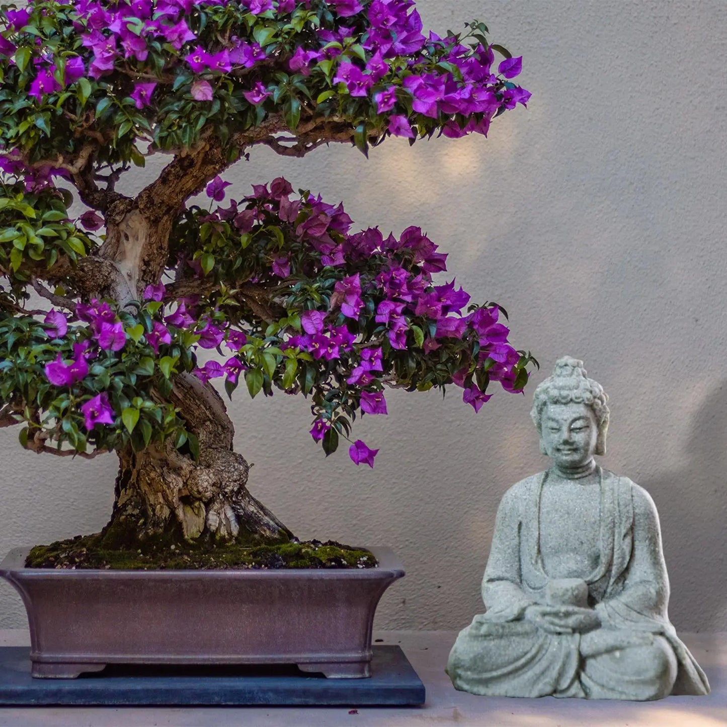 Small Meditating Buddha Statue — Resin Feng Shui Figurine for Home & Desk