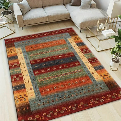 Moroccan Geometric Area Rug — Bohemian Persian Style Luxury Carpet in 9 Sizes & 18 Patterns