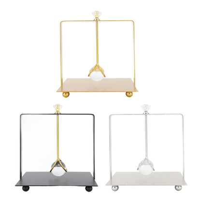 Modern Metal Napkin Holder with Lift Handle — Elegant Square Dispenser for Home & Dining