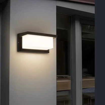 LED Outdoor Wall Lamp with Optional Radar Motion Sensor — IP55 Waterproof in 7 Models & 2 Color Temperatures