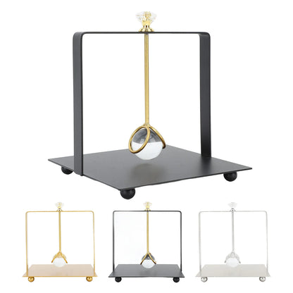 Modern Metal Napkin Holder with Lift Handle — Elegant Square Dispenser for Home & Dining
