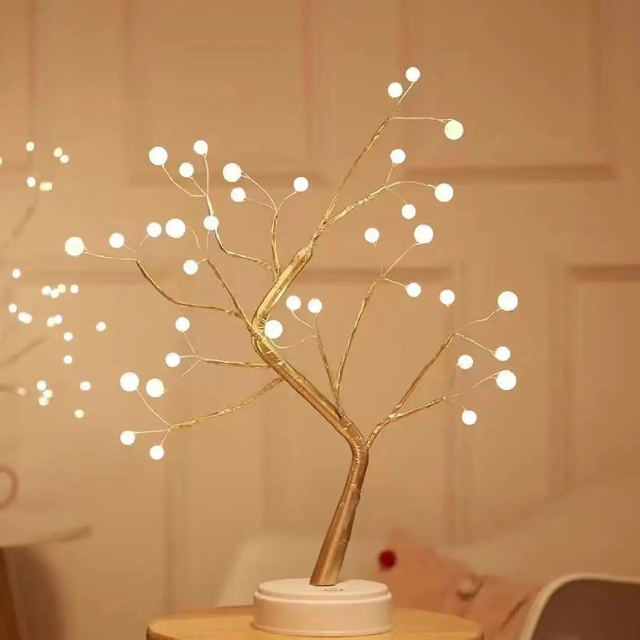 Bonsai LED Tree Lamp — Artificial Cherry Blossom Desktop Night Light