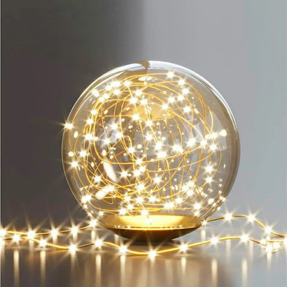 Modern 3-Light Glass Wall Lamp — Touch Switch LED Sconce for Living Room, Bedroom & Dining