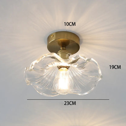 Art Deco Copper Glass Pendant Light — Colorful Edison Ceiling Chandelier for Bedroom, Living Room & Bar