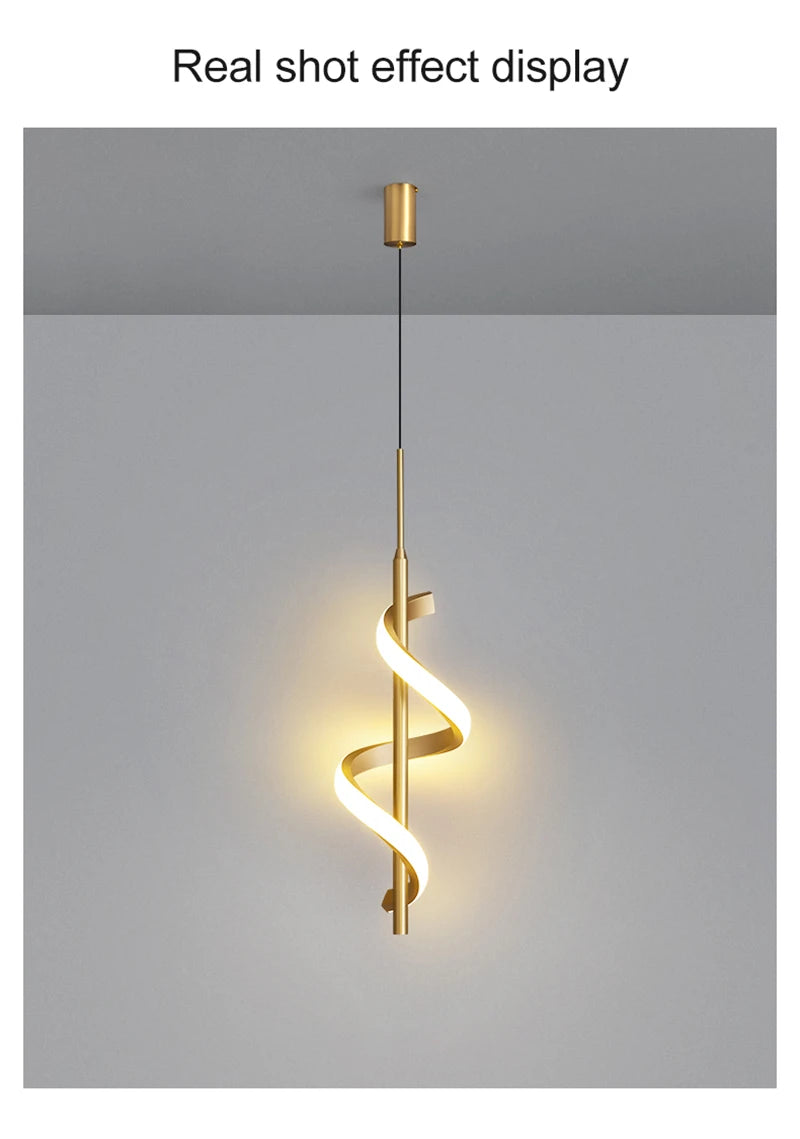Nordic Copper LED Wall Sconce — 3-Color Switchable Bedside & Living Room Lamp in Black or Gold, 2 Styles