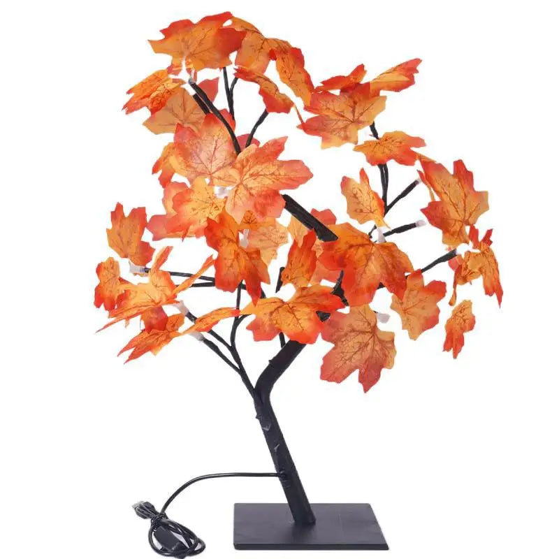 Bonsai LED Tree Lamp — Artificial Cherry Blossom Desktop Night Light