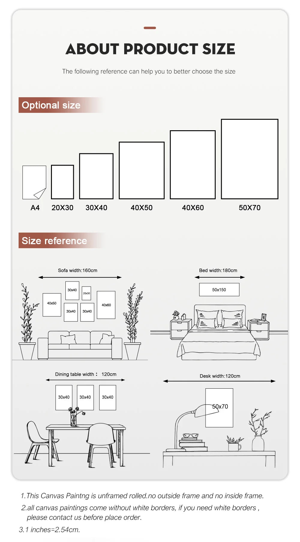 3-Panel Abstract Canvas Wall Art Set — Modern Unframed Triptych Print for Living Room & Office