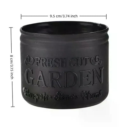 Mini Round Succulent Planter Pot — Small Plastic Flower Pot for Desktop, Balcony & Home Decor