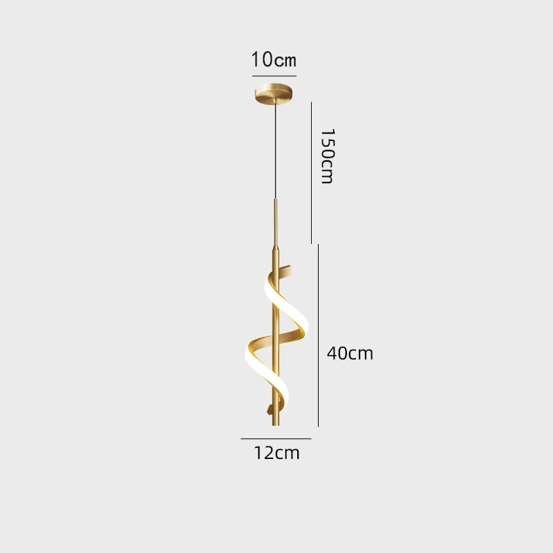Nordic Copper LED Wall Sconce — 3-Color Switchable Bedside & Living Room Lamp in Black or Gold, 2 Styles