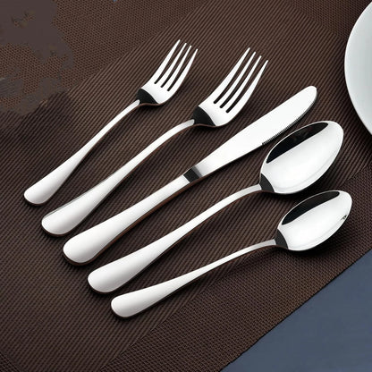 Hotel-Quality Stainless Steel Cutlery Set — Fork & Spoon Dining Set for Home & Hospitality Use