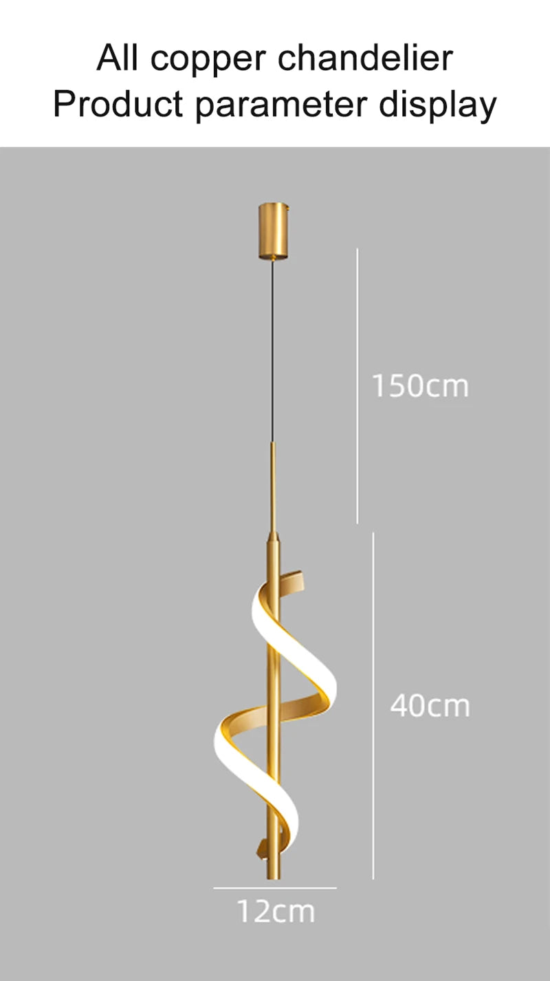 Nordic Copper LED Wall Sconce — 3-Color Switchable Bedside & Living Room Lamp in Black or Gold, 2 Styles