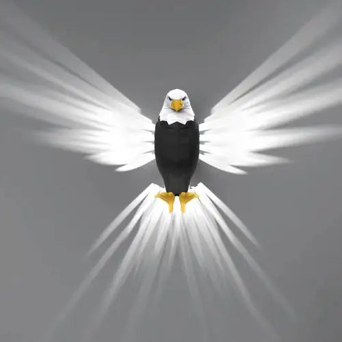3D Animal Silhouette Wall Light Projector — Owl & Eagle Shadow Night Light for Home & Halloween Decor