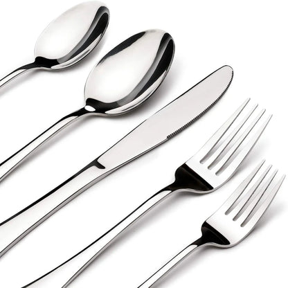 Hotel-Quality Stainless Steel Cutlery Set — Fork & Spoon Dining Set for Home & Hospitality Use