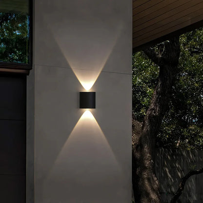 2W LED Wall Lamp — Waterproof Indoor & Outdoor Wall Light in White or Black, 3 Color Temperatures