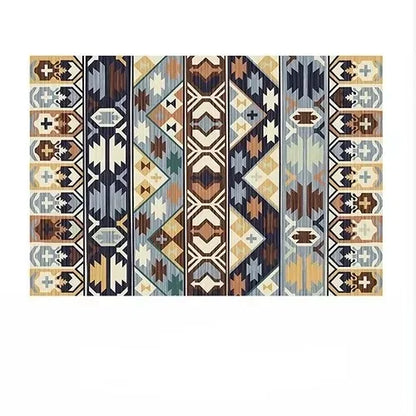 Moroccan Geometric Area Rug — Bohemian Persian Style Luxury Carpet in 9 Sizes & 18 Patterns