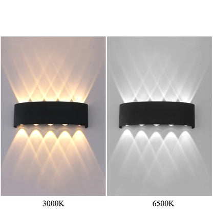 LED Up & Down Wall Lamp — Waterproof Indoor & Outdoor Wall Light in 5 Wattages & 2 Color Temperatures