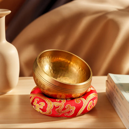 Tibetan Singing Bowl Set — Hand-Hammered Meditation Bowl for Yoga, Chakra & Stress Relief