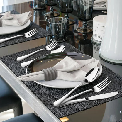 Hotel-Quality Stainless Steel Cutlery Set — Fork & Spoon Dining Set for Home & Hospitality Use