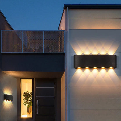 LED Up & Down Wall Lamp — Waterproof Indoor & Outdoor Wall Light in 5 Wattages & 2 Color Temperatures