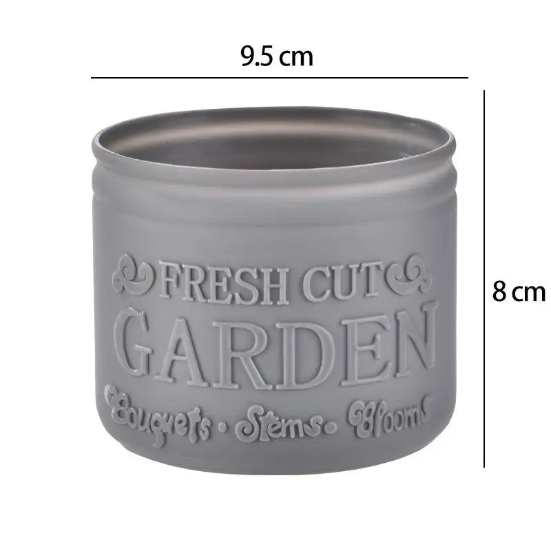 Mini Round Succulent Planter Pot — Small Plastic Flower Pot for Desktop, Balcony & Home Decor