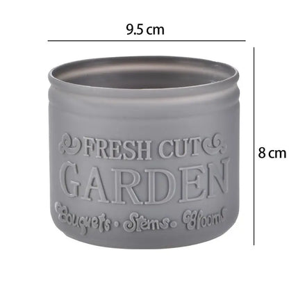 Mini Round Succulent Planter Pot — Small Plastic Flower Pot for Desktop, Balcony & Home Decor