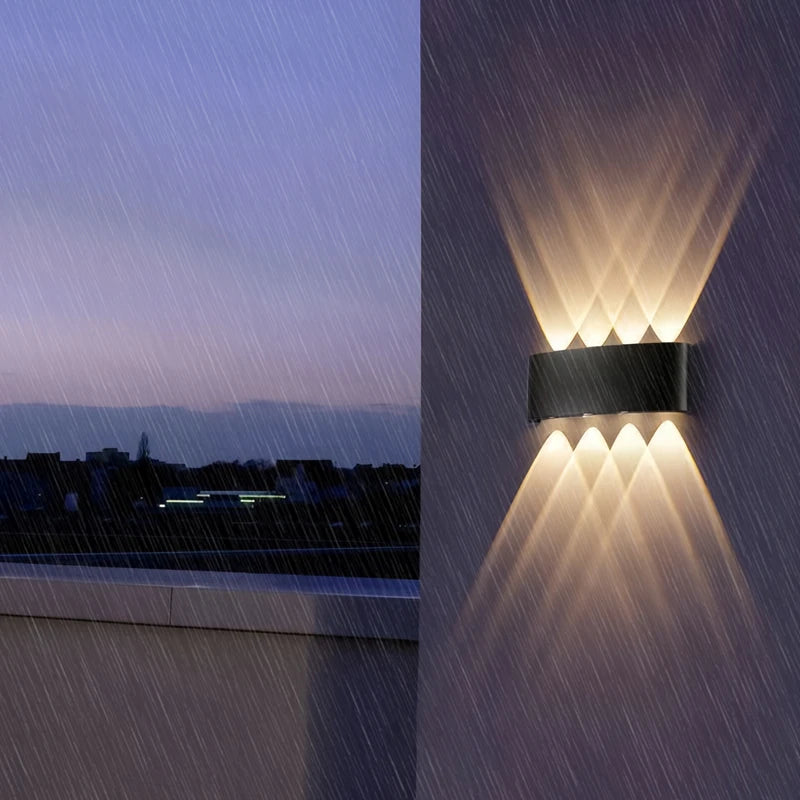LED Up & Down Wall Lamp — Waterproof Indoor & Outdoor Wall Light in 5 Wattages & 2 Color Temperatures