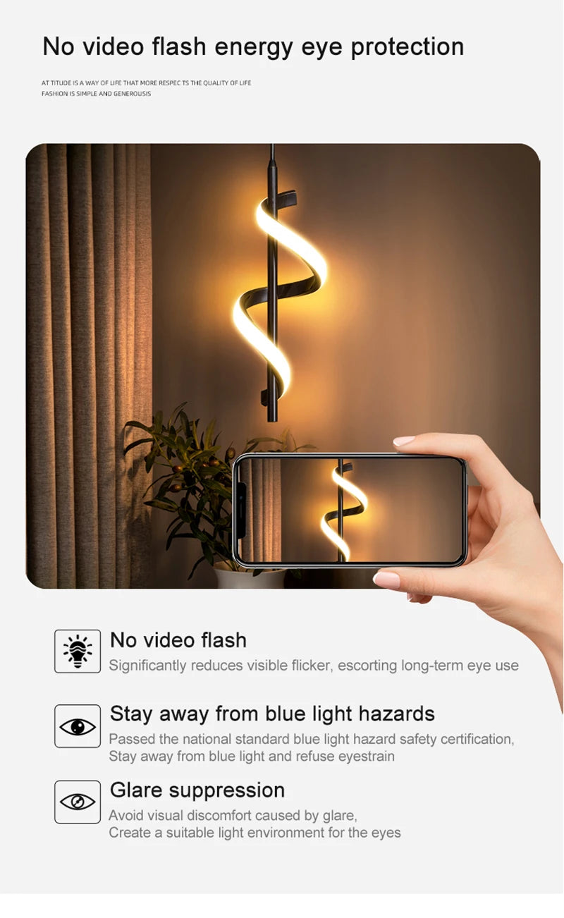 Nordic Copper LED Wall Sconce — 3-Color Switchable Bedside & Living Room Lamp in Black or Gold, 2 Styles