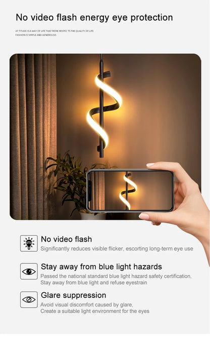 Nordic Copper LED Wall Sconce — 3-Color Switchable Bedside & Living Room Lamp in Black or Gold, 2 Styles