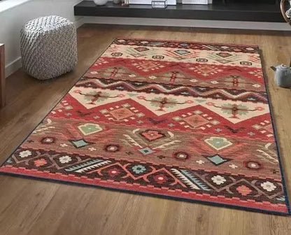 Moroccan Geometric Area Rug — Bohemian Persian Style Luxury Carpet in 9 Sizes & 18 Patterns