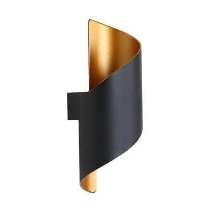 10W Nordic LED Wall Sconce — IP65 Waterproof Spiral Design Indoor & Outdoor Light in 4 Finishes