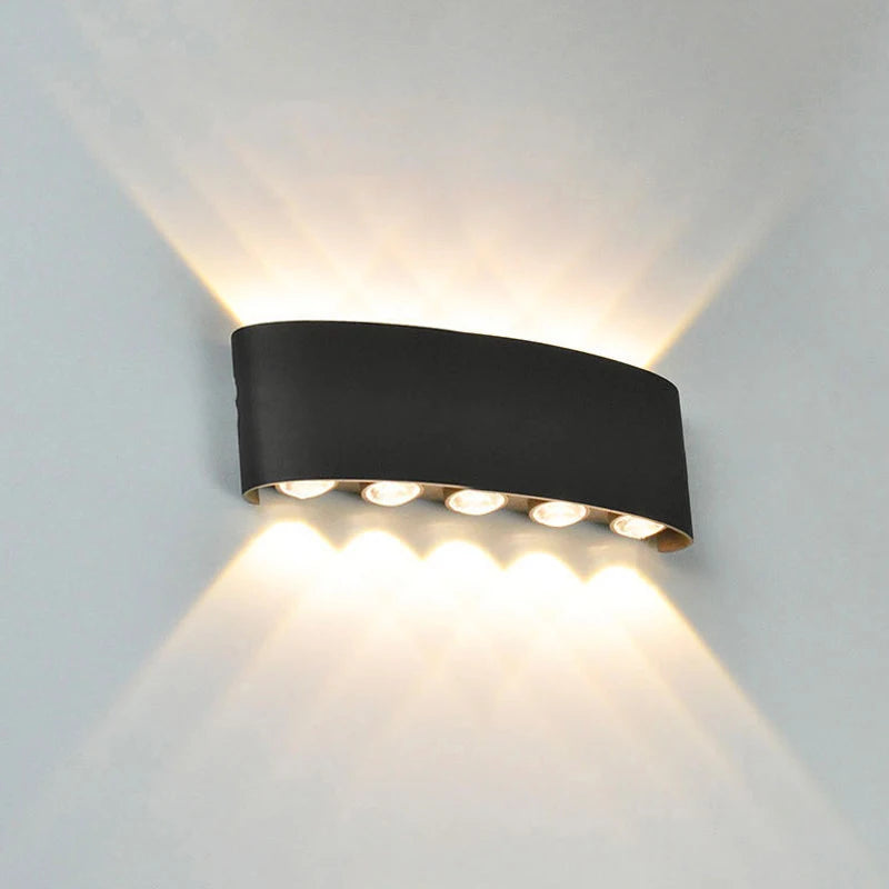 LED Up & Down Wall Lamp — Waterproof Indoor & Outdoor Wall Light in 5 Wattages & 2 Color Temperatures